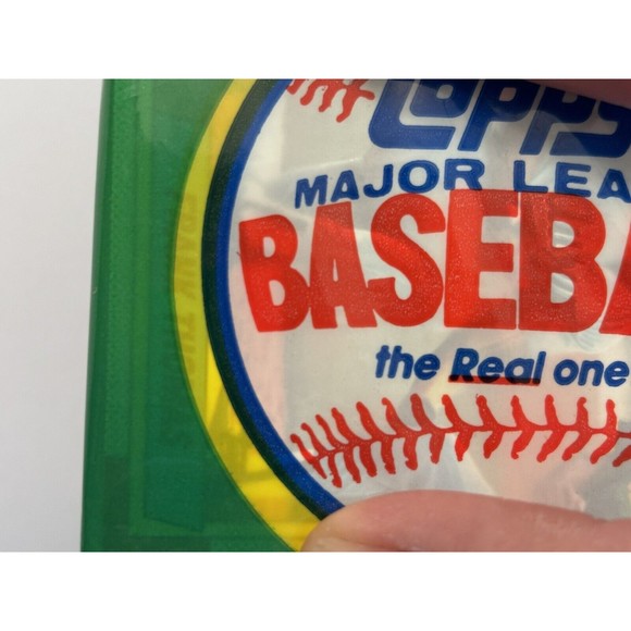 1990 Topps Baseball Rack Pack Frank Thomas Rookie Card Face Up Chicago White Sox - Picture 3 of 6